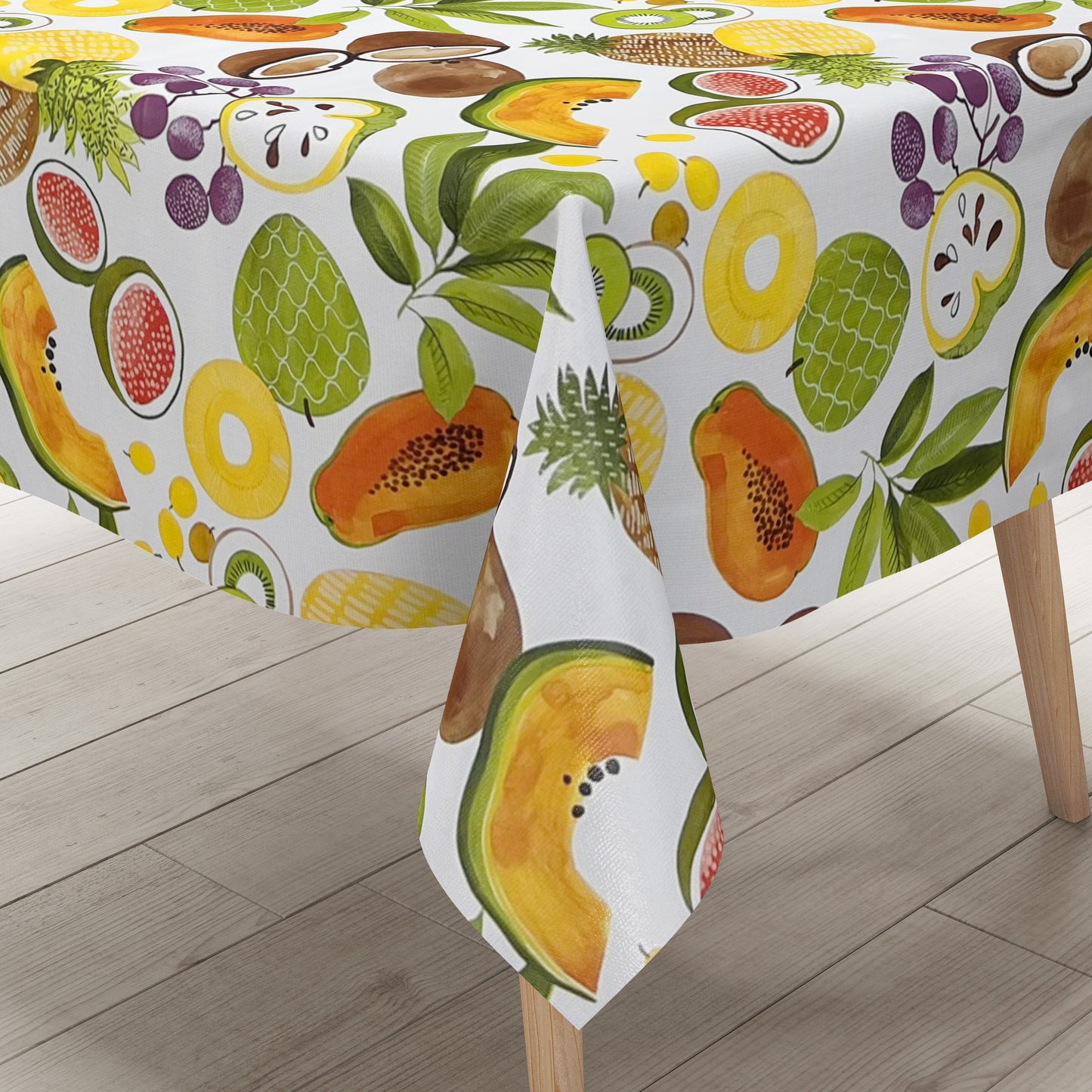 Wachstuch Tischdecke Obst Früchte
