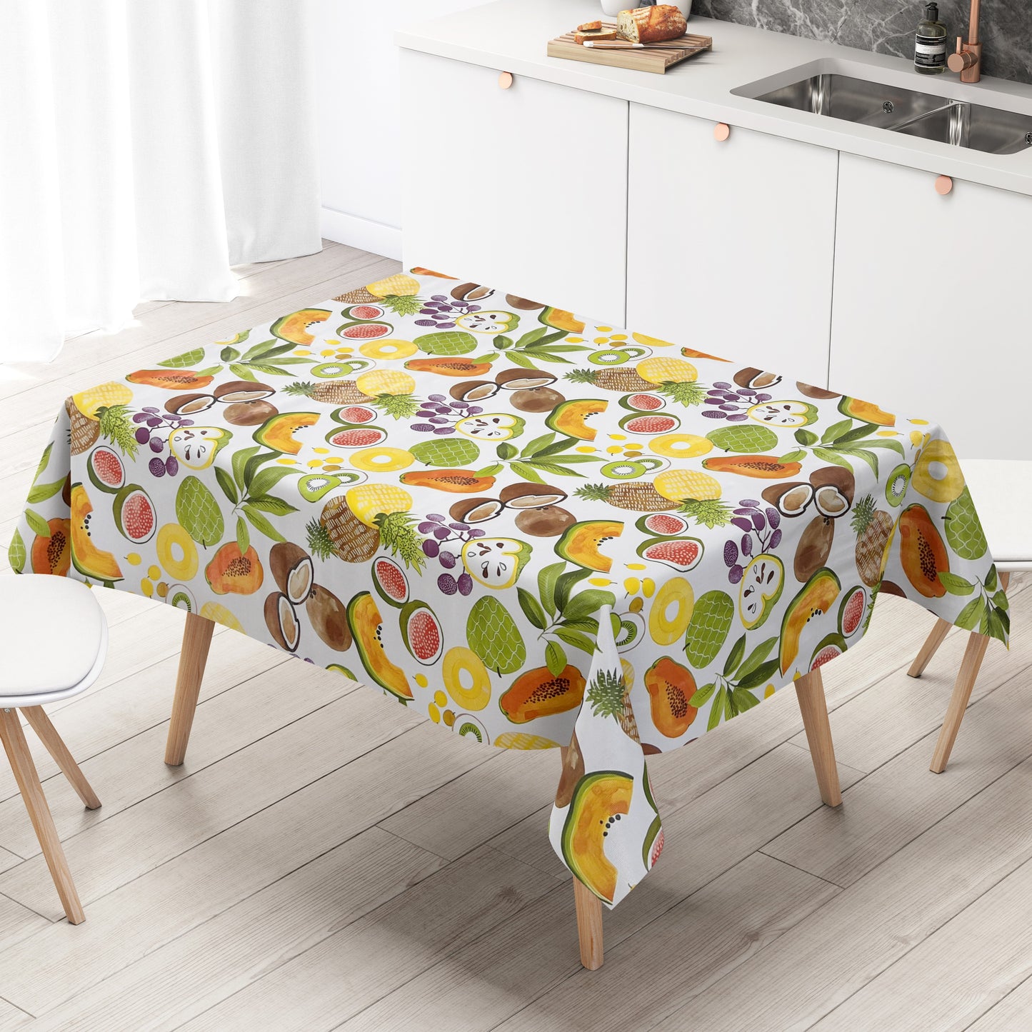 Wachstuch Tischdecke Obst Früchte