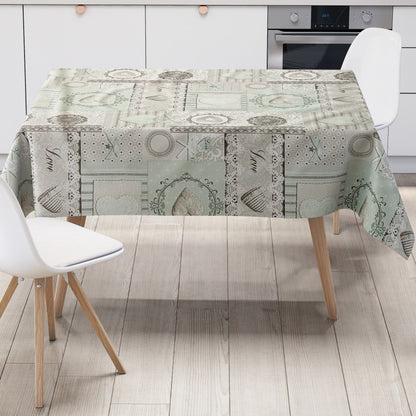 Wachstuch Tischdecke Love STrick Landhaus
