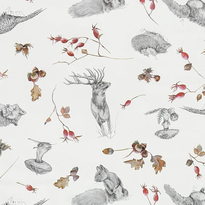 Wachstuch Tischdecke Wildmotiv Herbstmotiv