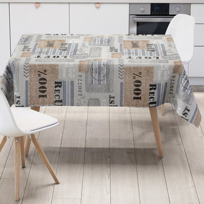 Wachstuch Tischdecke C142311 Loft RecUp Patchwork eckig rund oval