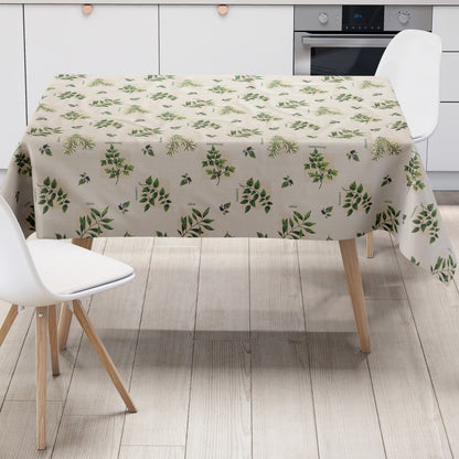 Wachstuch Tischdecke Kräuter