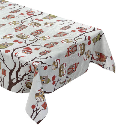 Wachstuch Rolle Weihnachten C144340 Eule Weihnachten Rollenware