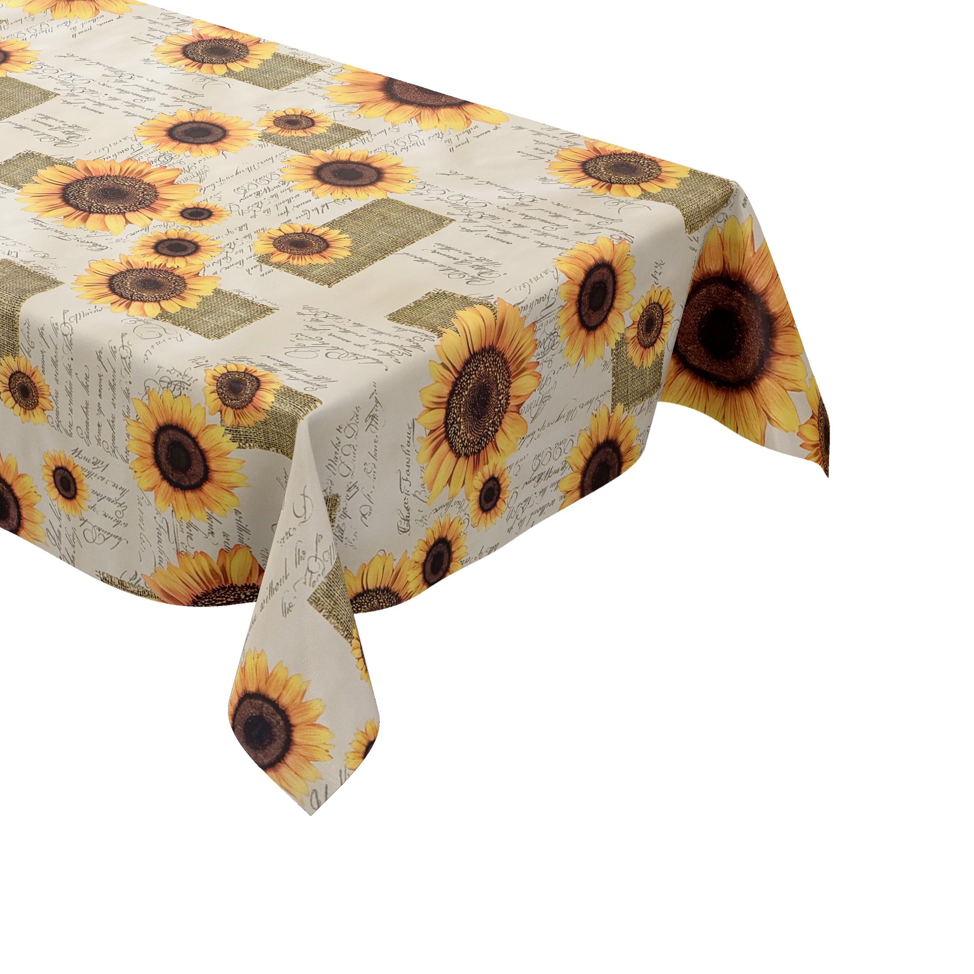 Wachstuch Tischdecke Sonnenblumen