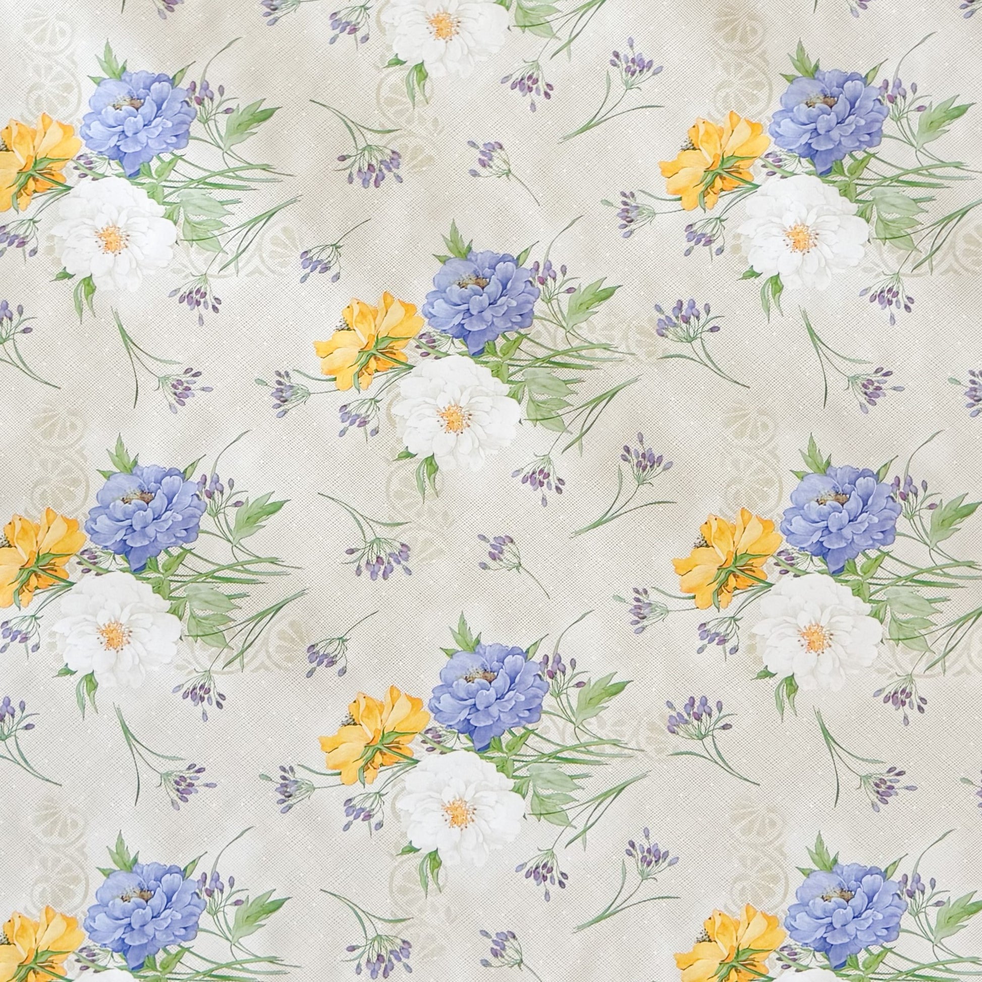 Wachstuch Tischdecke Blumenwiese