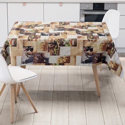 Wachstuch tischdecke Weintrauben