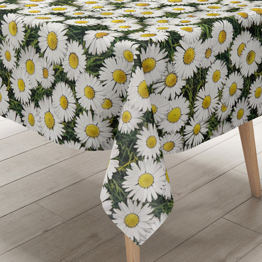 Wachstuch Tischdecke Margerite Blumenwiese