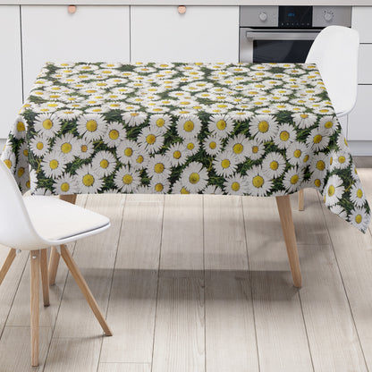Wachstuch Tischdecke Margerite Blumenwiese