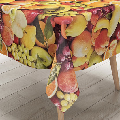 Wachstuch Tischdecke Obst Früchte