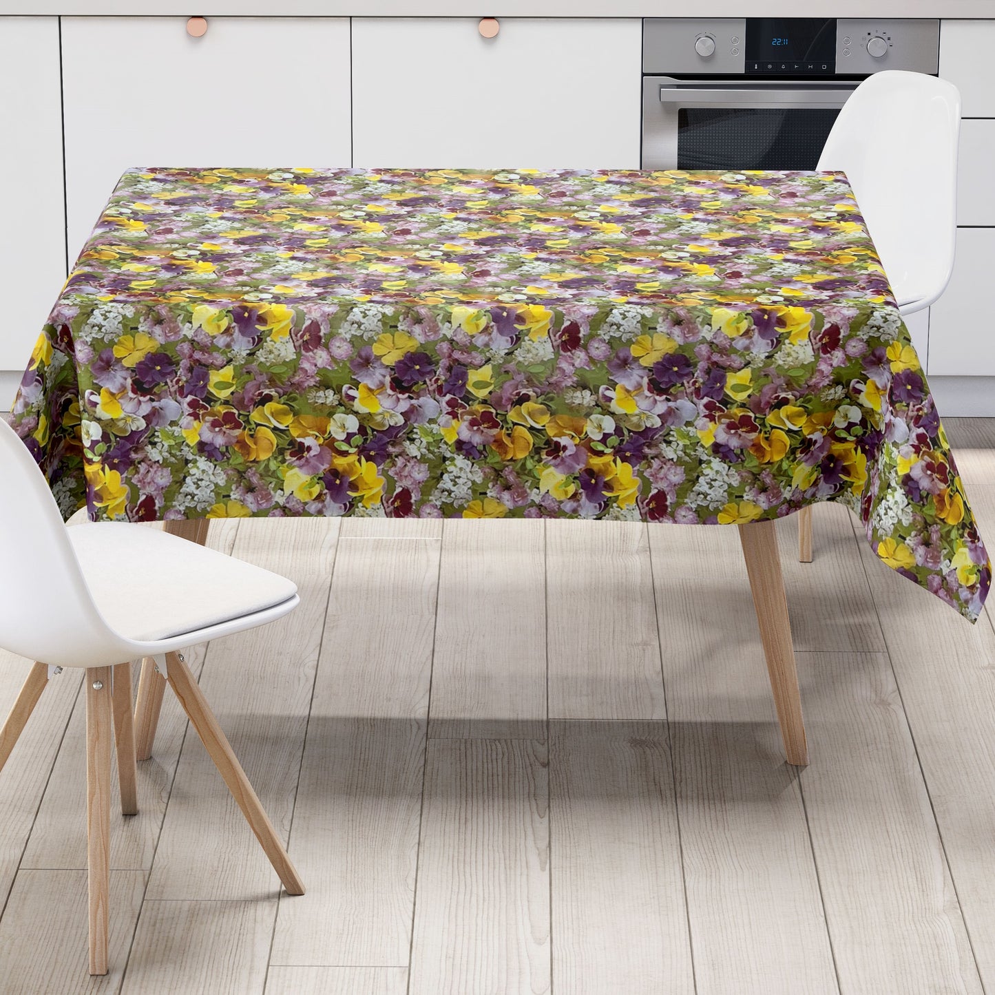 Wachstuchrolle Meterware Rollenware C970 Stiefmütterchen Veilchen