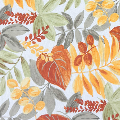 Jacquard Tischdecke Dschungel orange