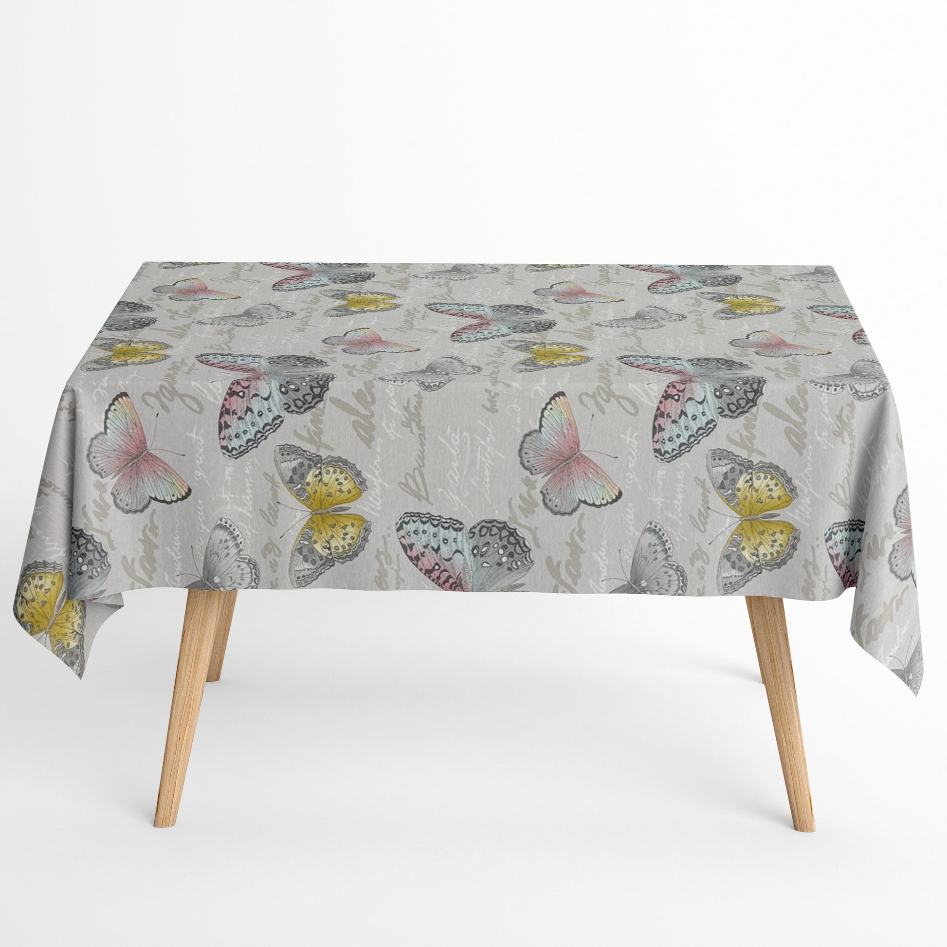 Baumwoll Tischdecke Schmetterlinge