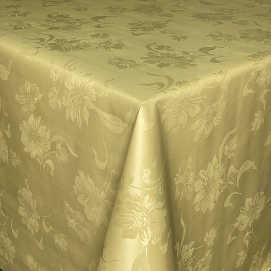 Wachstuch Rolle SONDERPOSTEN gold geprägt floral CI140047 Rollenware