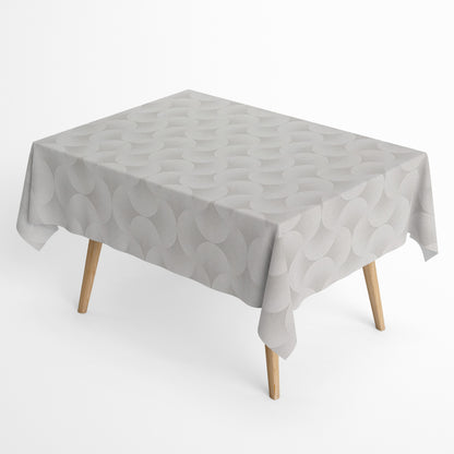 Tischdecke beschichtete Baumwolle Kreise abstrakt
