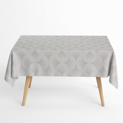 Tischdecke beschichtete Baumwolle Kreise abstrakt