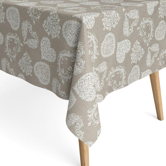beschichtete Baumwolle Herzen Ornamante 