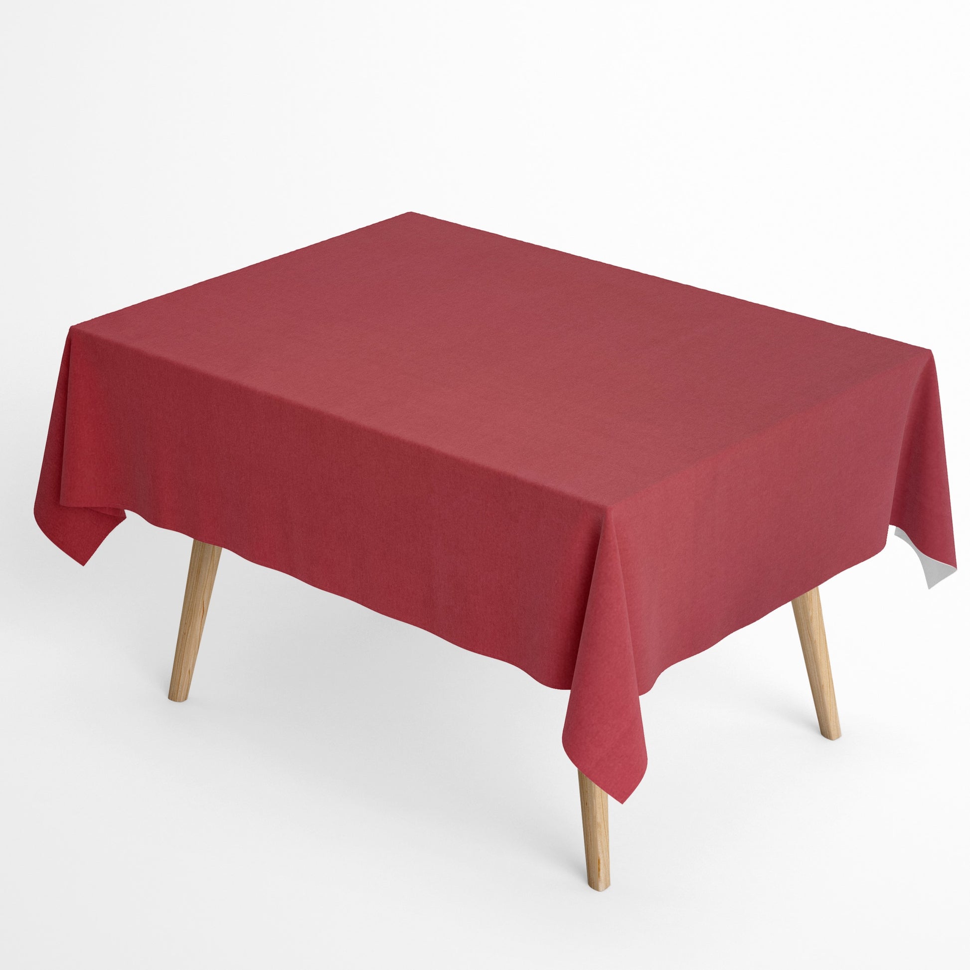 Baumwolltischdecke bordeauxfarben