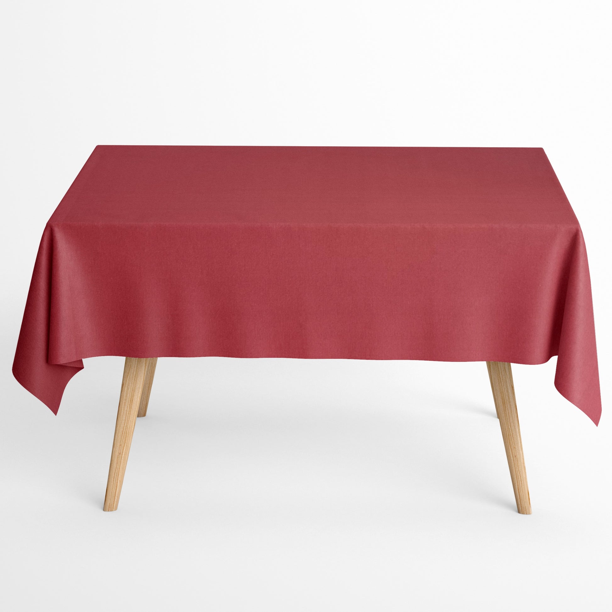 Baumwolltischdecke bordeauxfarben