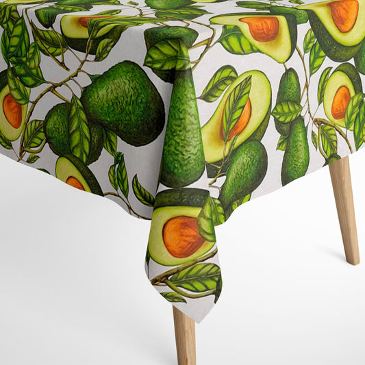 textile Tischdecke Avocado