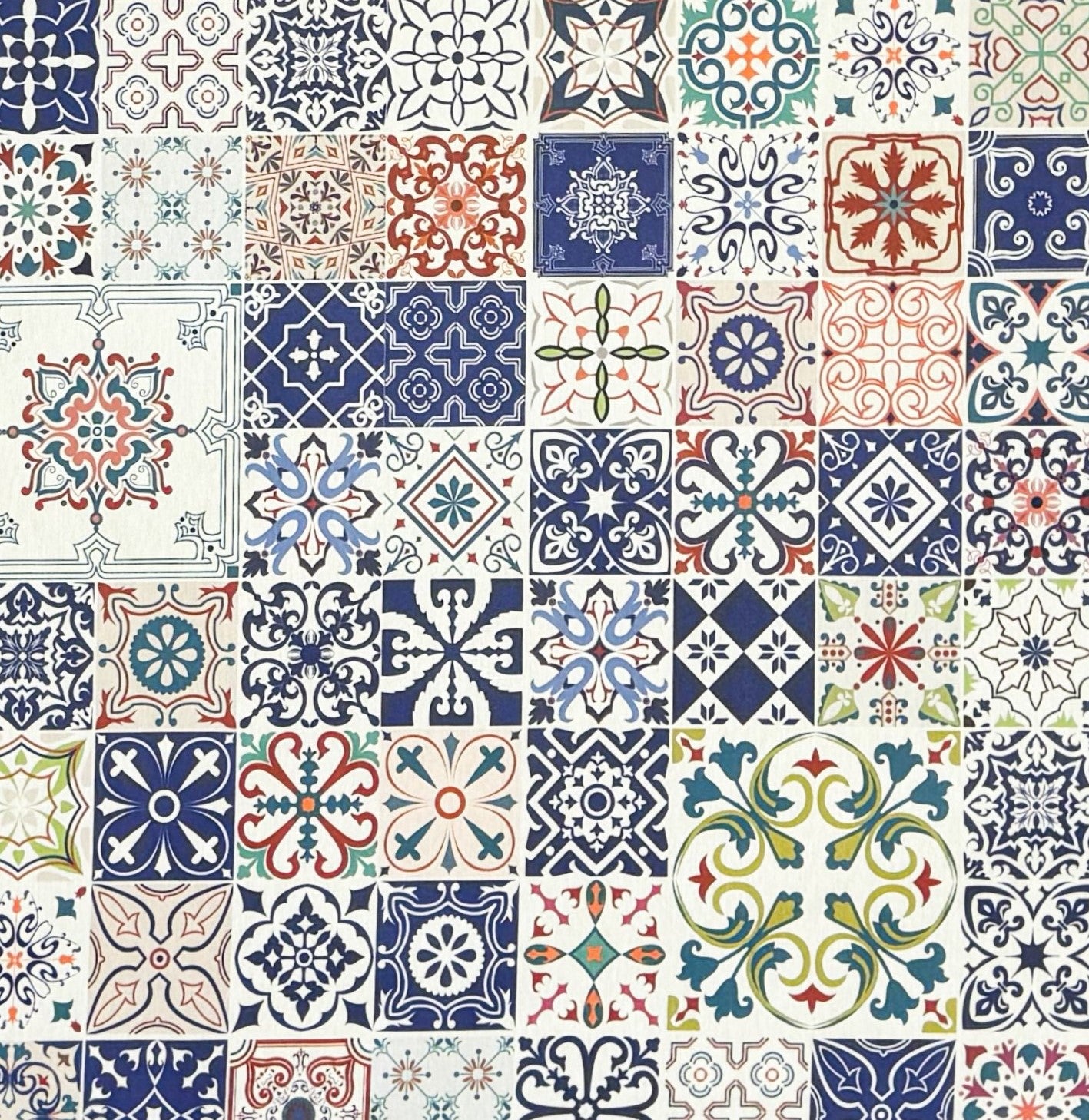 Baumwoll Tischdecke Mosaik