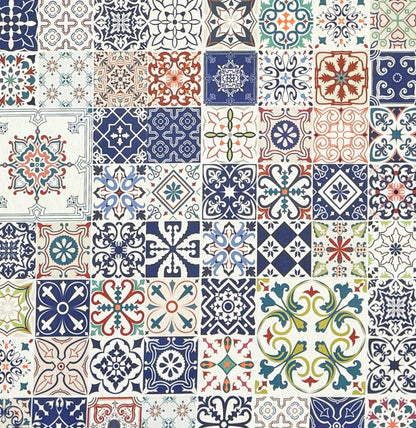 Baumwoll Tischdecke Mosaik