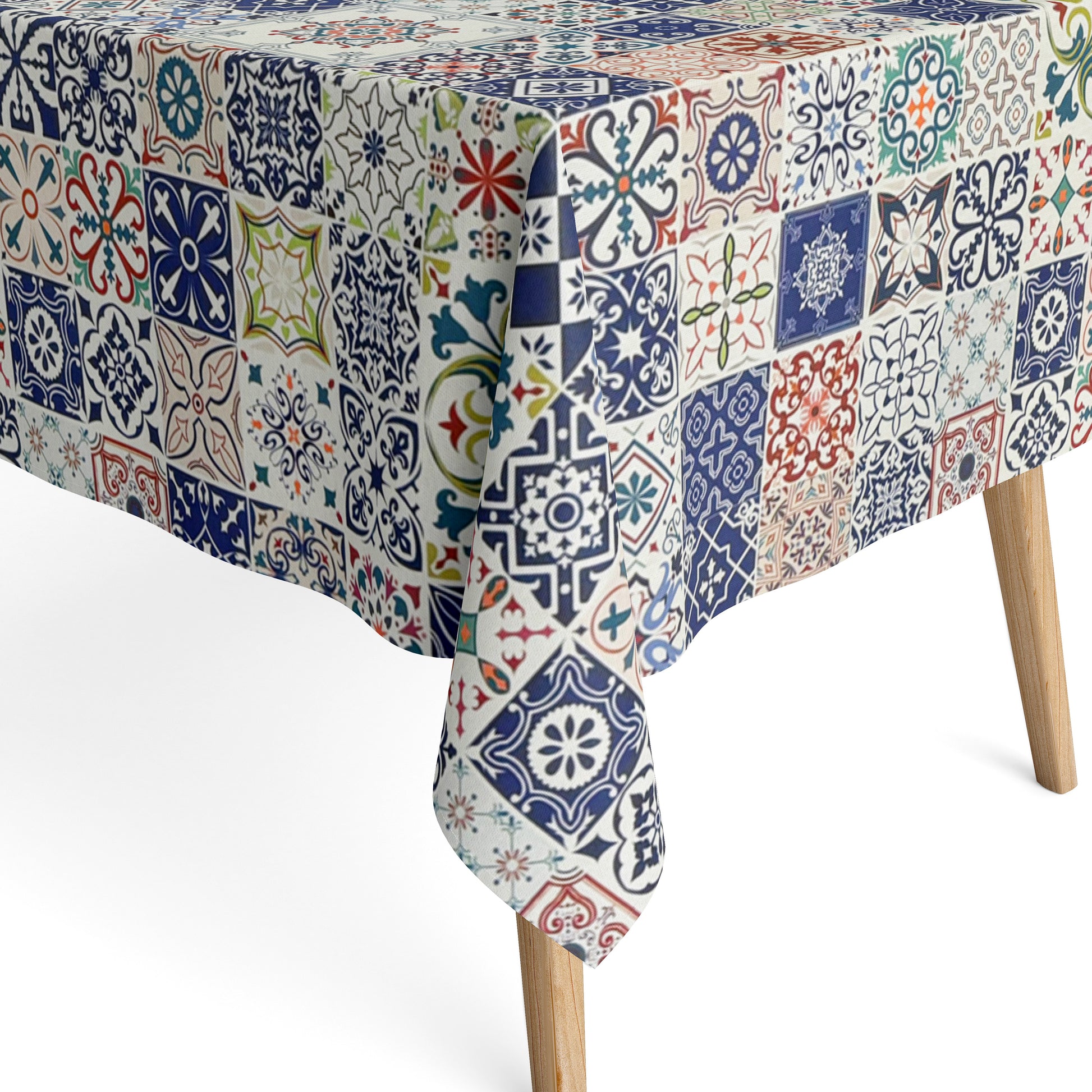 Baumwoll Tischdecke Mosaik