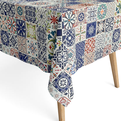 Baumwoll Tischdecke Mosaik