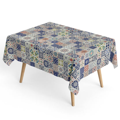 Baumwoll Tischdecke Mosaik
