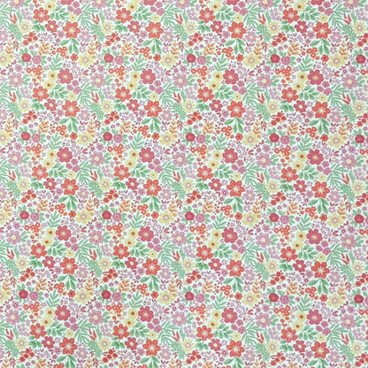 Baumwoll Tischdecke bunte Blüten