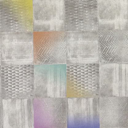 Baumwoll Tischdecke Mosaik Karo