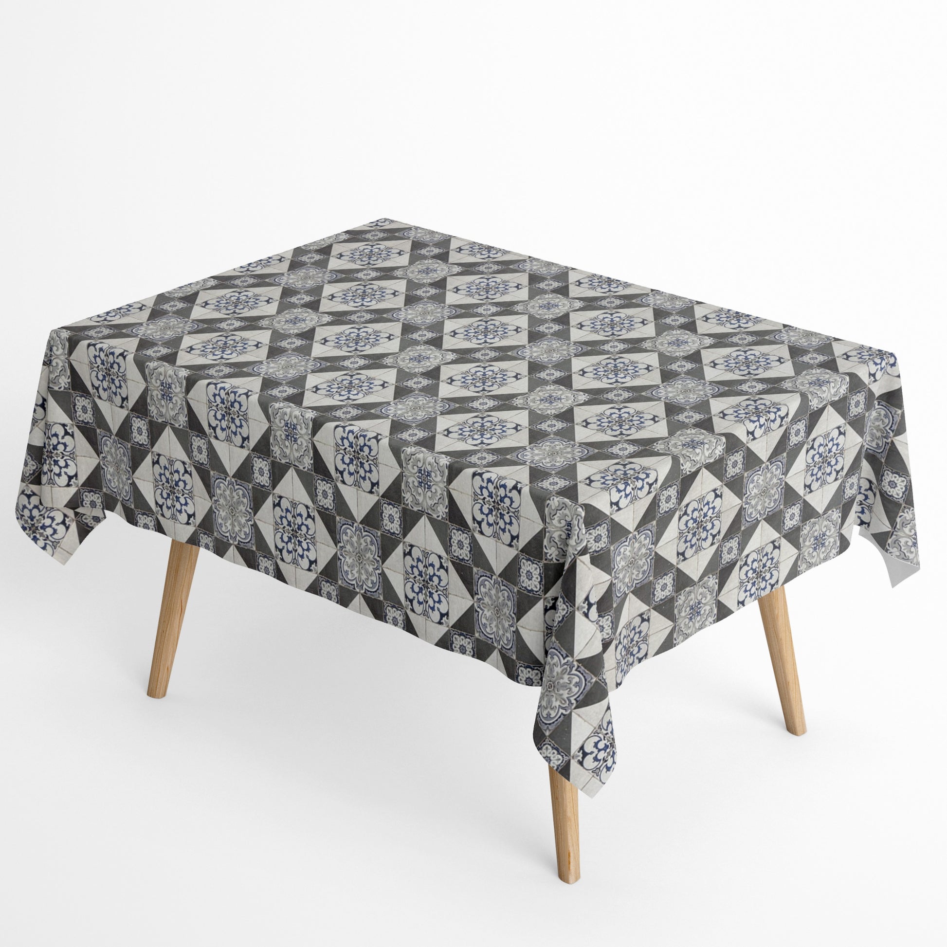 Beschichtete Baumwoll Tischdecke Mosaik