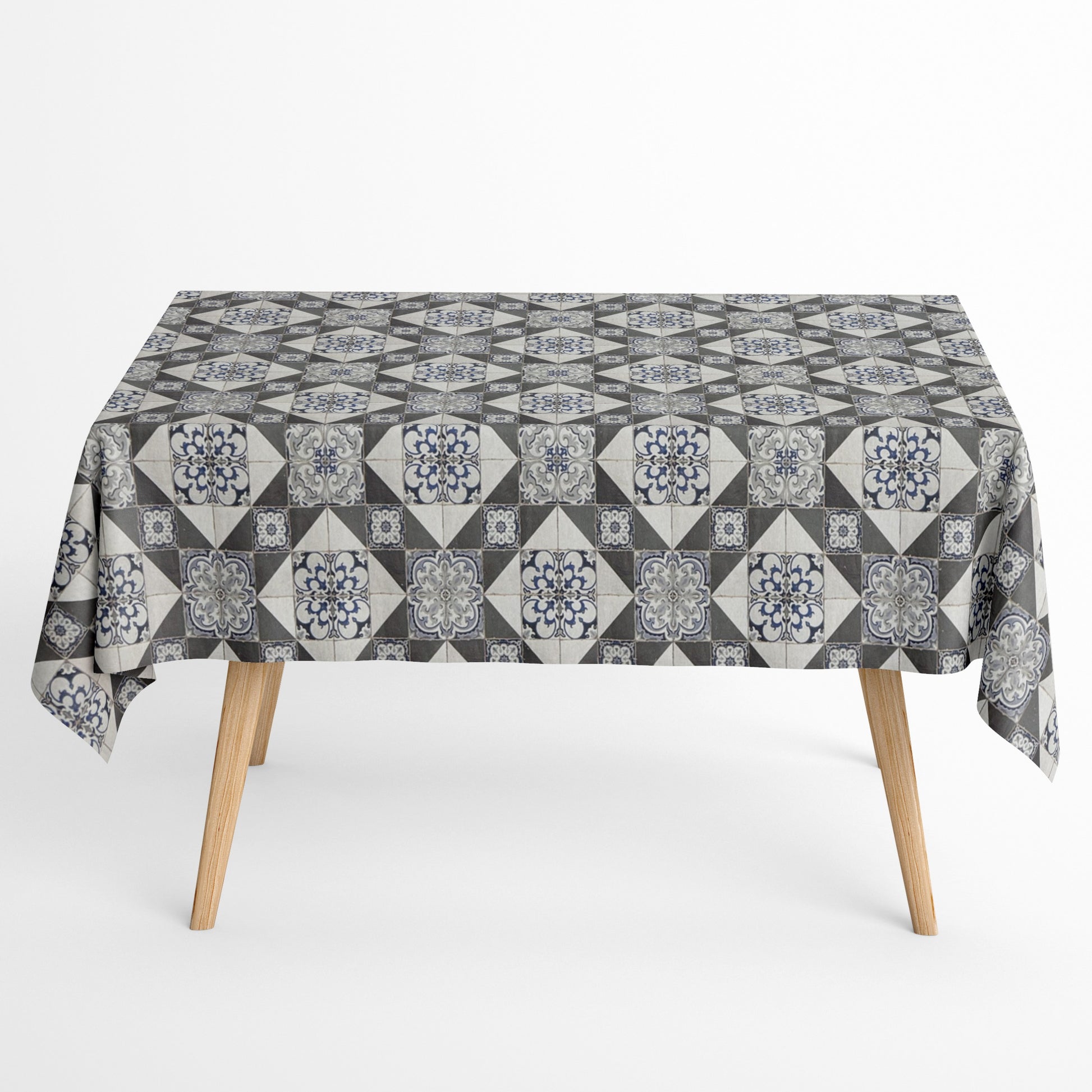 Beschichtete Baumwoll Tischdecke Mosaik