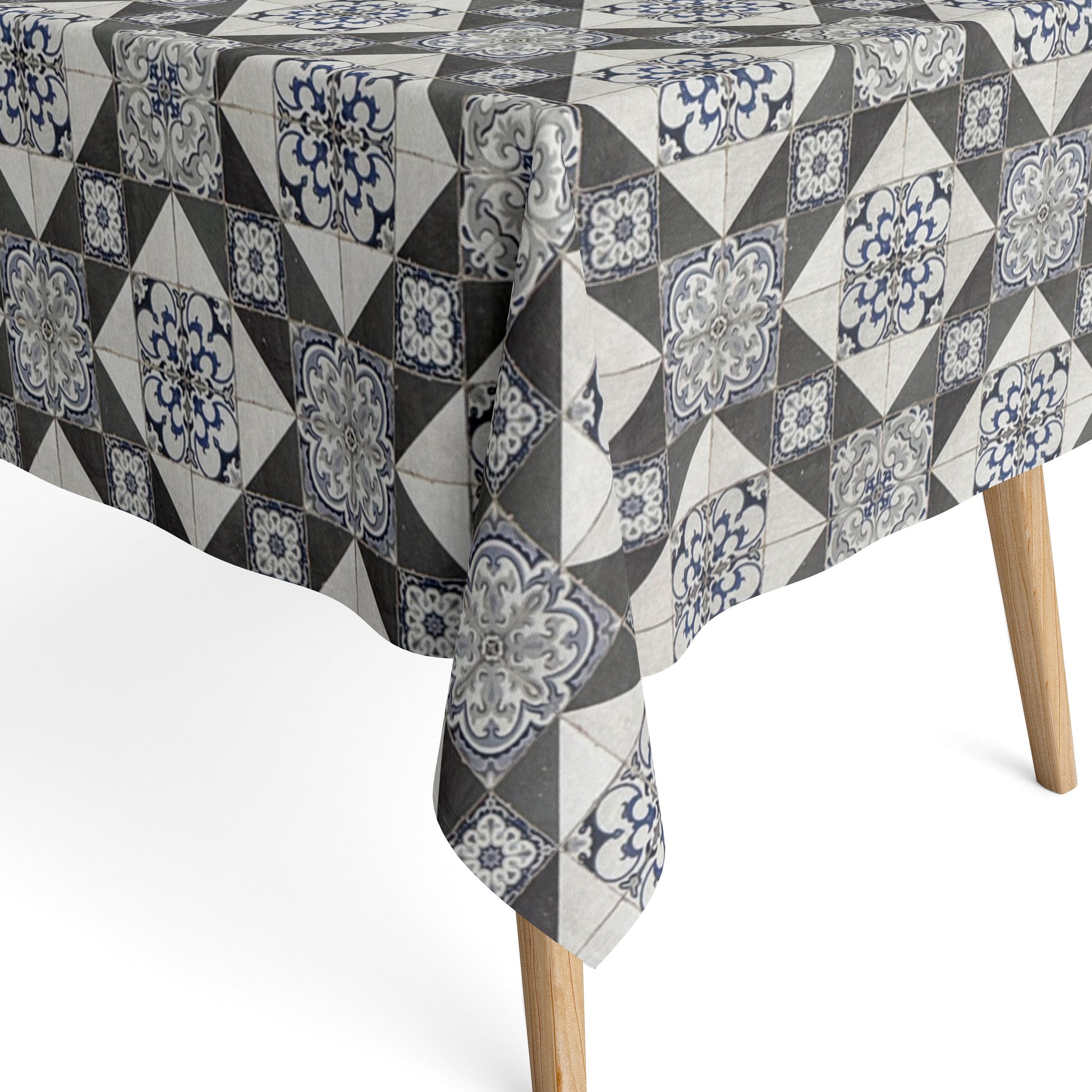 Beschichtete Baumwoll Tischdecke Mosaik