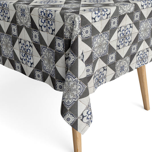Beschichtete Baumwoll Tischdecke Mosaik