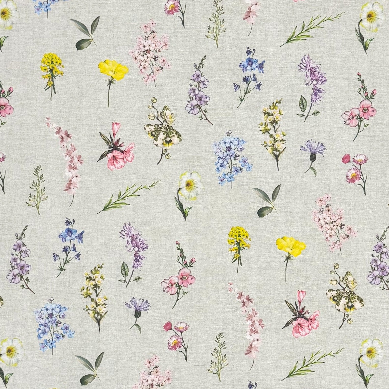 Baumwoll Tischdecke Blumenwiese