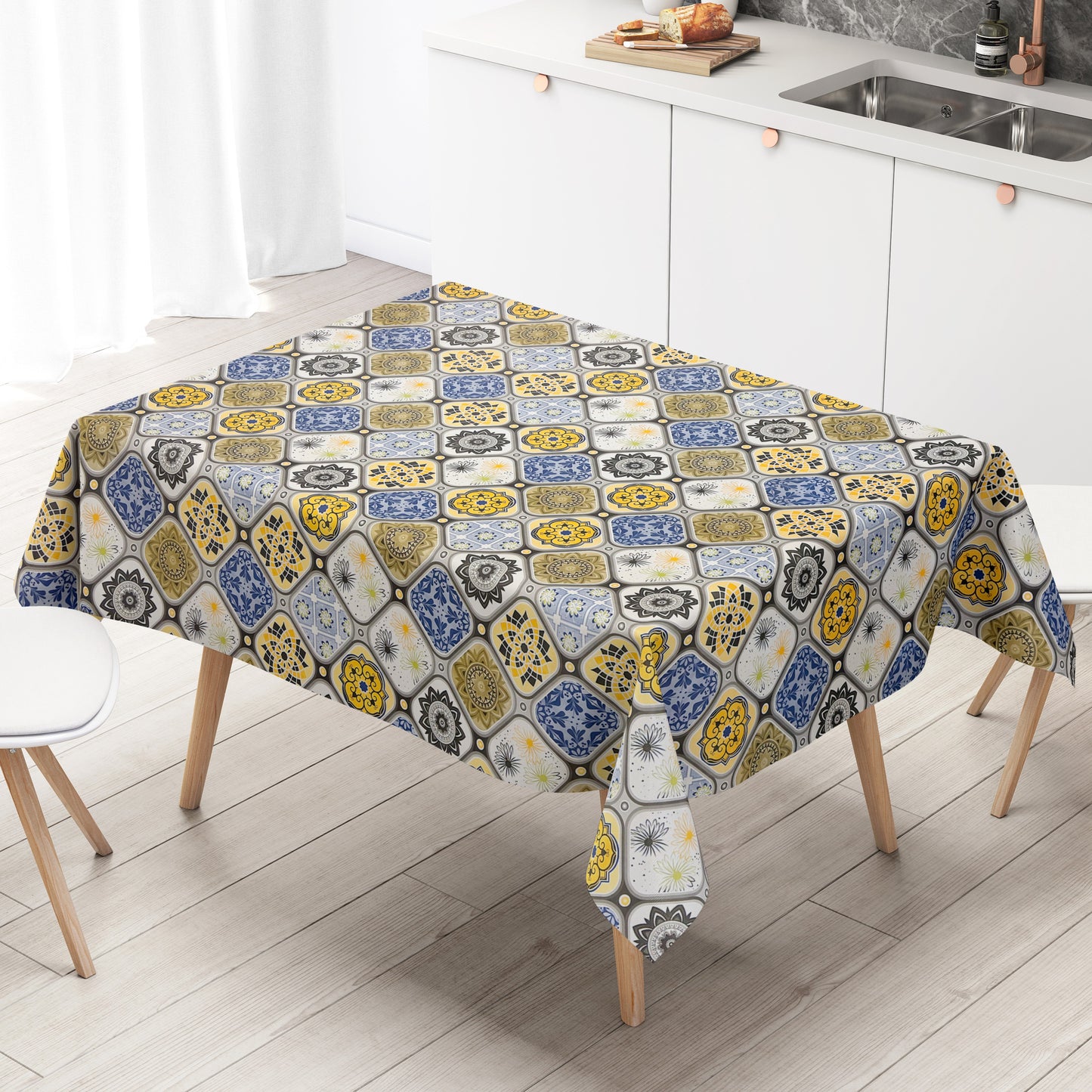 Wachstuch Tischdecke Mosaik und Fliesen