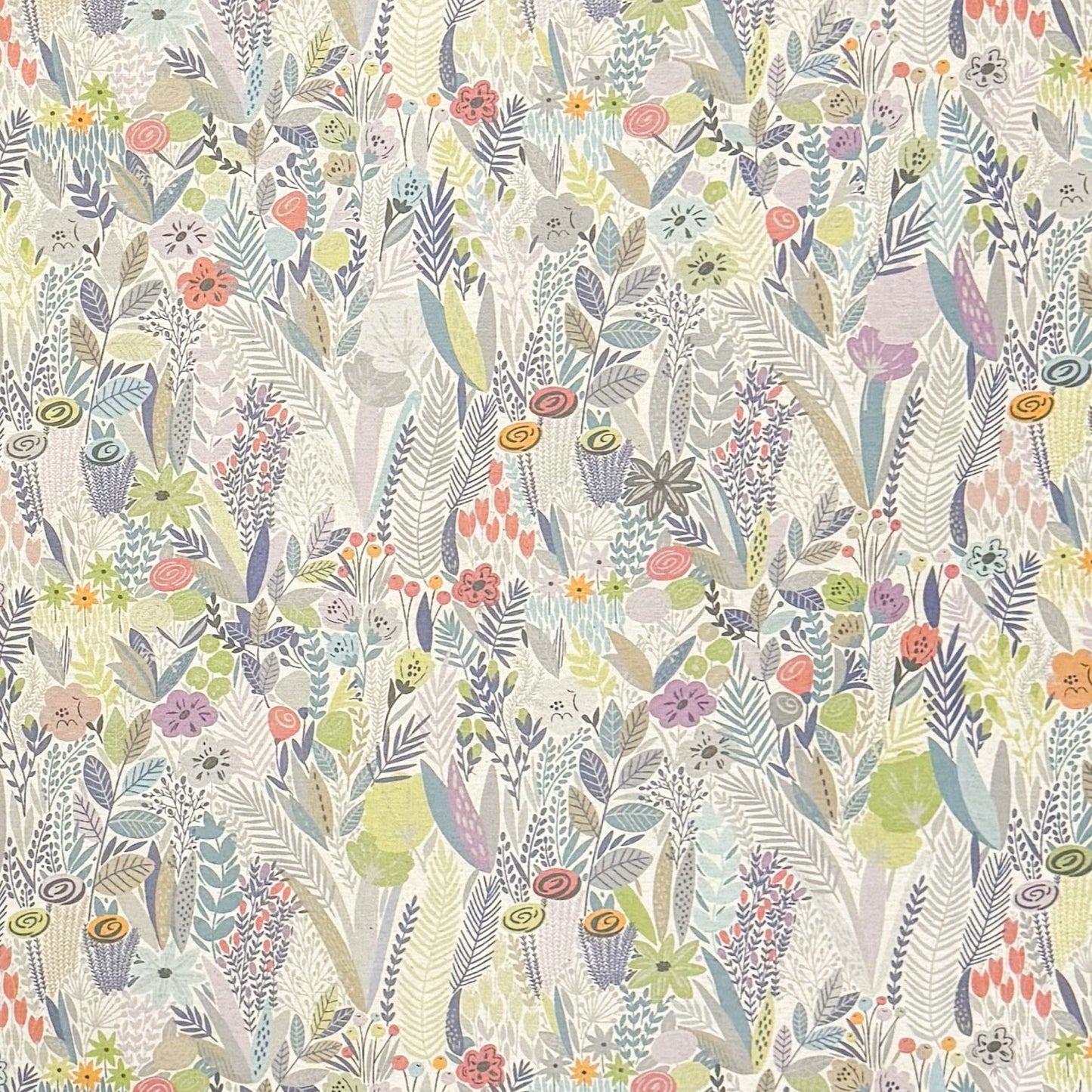 Baumwoll Tischdecke bunte Blumenwiese
