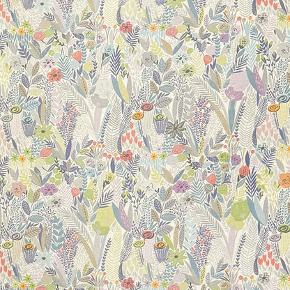 Jacquard tablecloth coated cotton DP525 flower meadow abstract square round oval