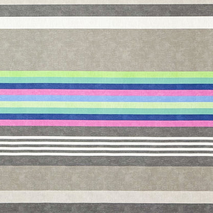 Baumwoll Tischdecke bunte Streifen