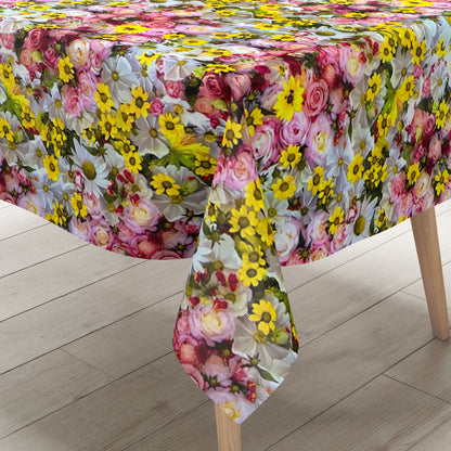 Oilcloth roll sold by the meter roll E190 roses flowers