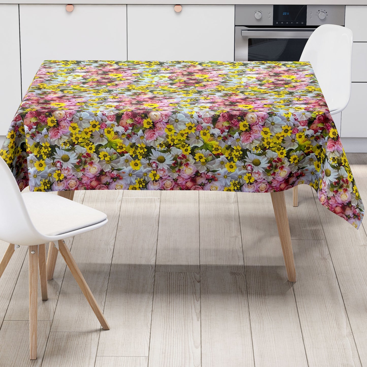 Oilcloth roll sold by the meter roll E190 roses flowers