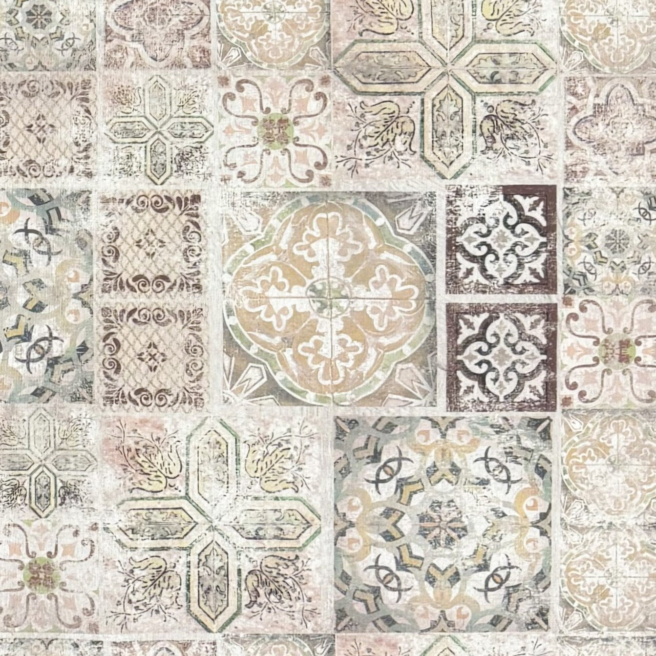 Baumwoll Tischdecke Mosaik