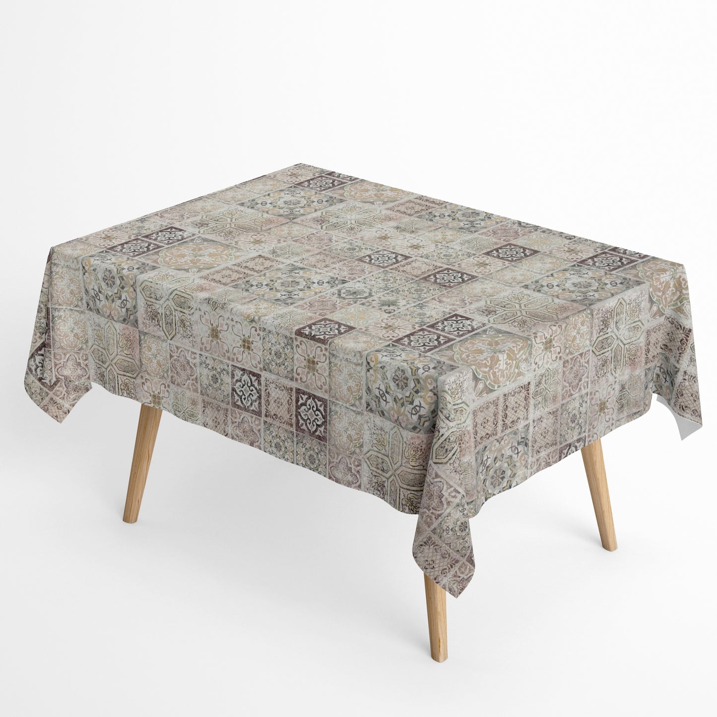Baumwoll Tischdecke Mosaik