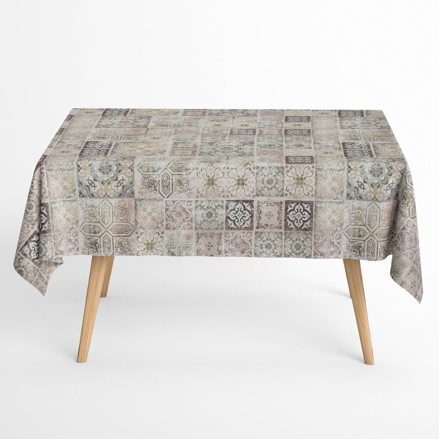 Baumwoll Tischdecke Mosaik
