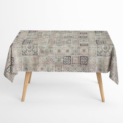 Baumwoll Tischdecke Mosaik