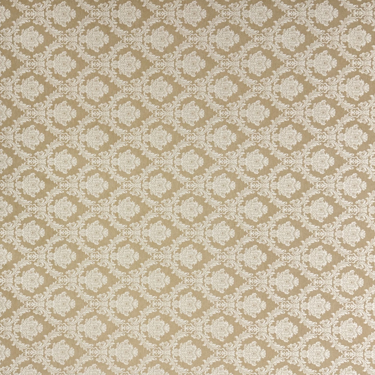 Textile Tischdecke Baumwolle Weihnachten beige Ornamente