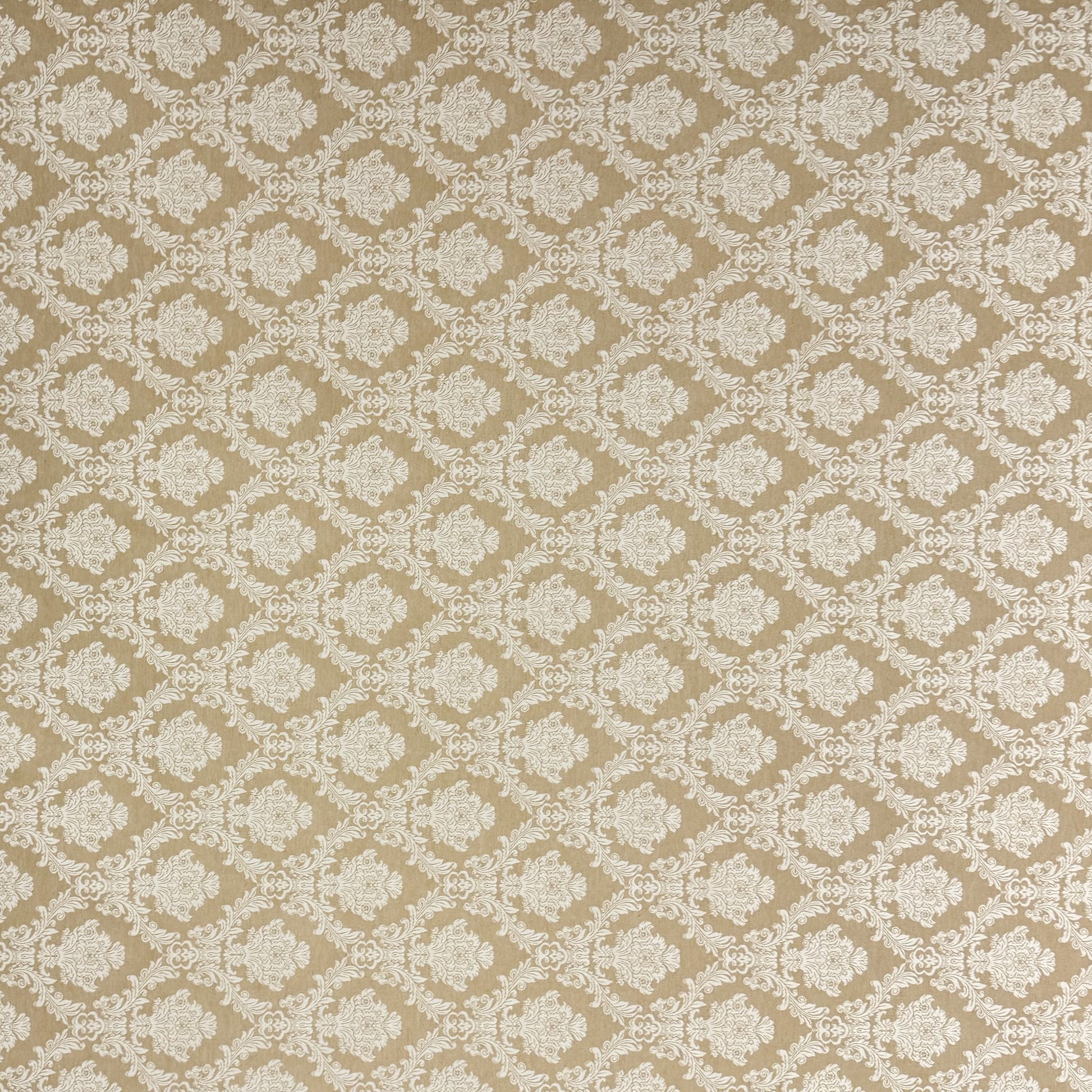 Textile Tischdecke Baumwolle Weihnachten beige Ornamente