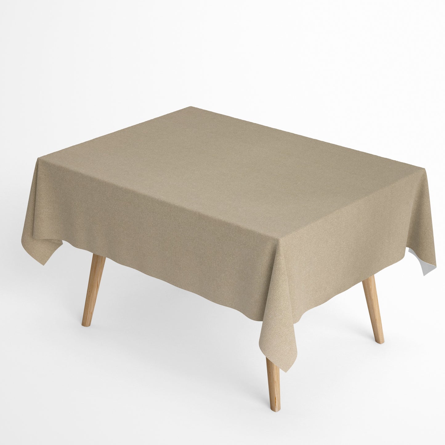 Baumwoll Tischdecke Beige