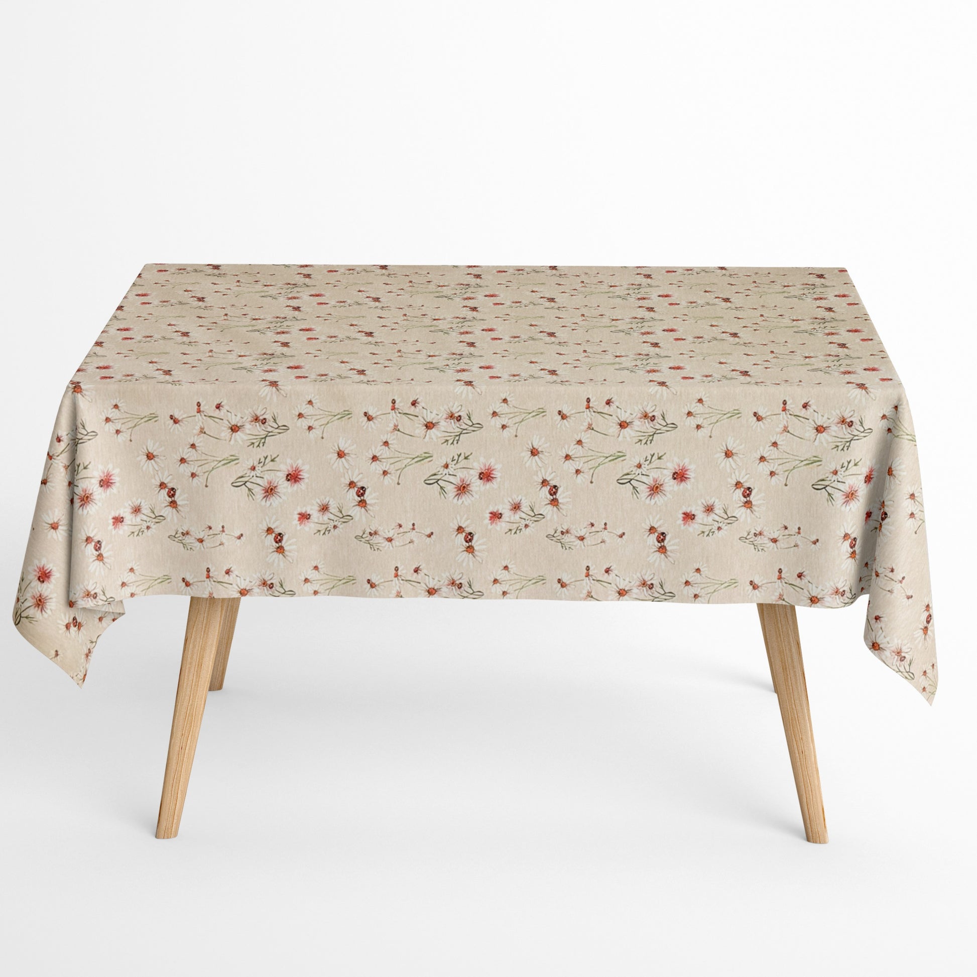 Baumwoll Tischdecke Gänseblümchen