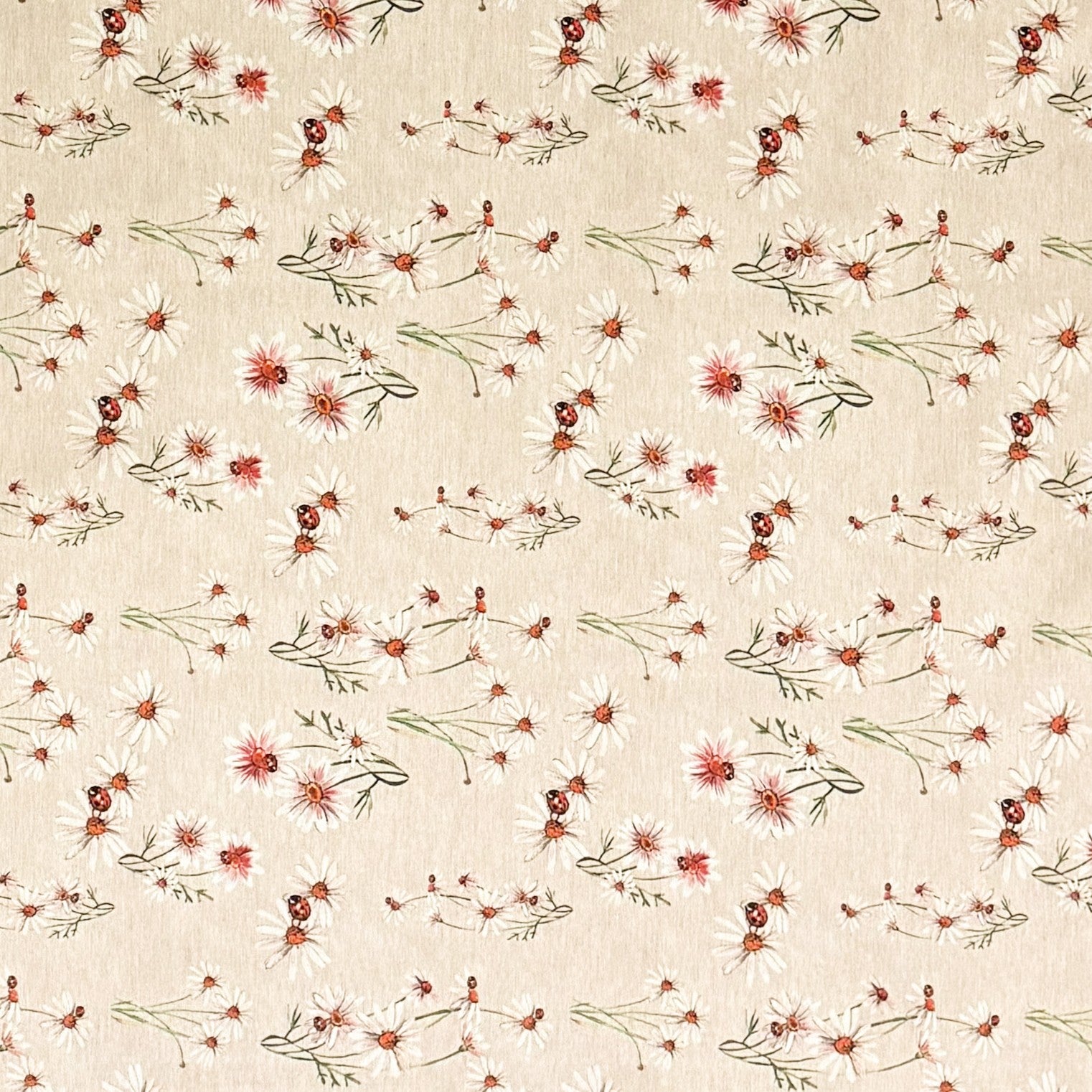 Baumwoll Tischdecke Gänseblümchen